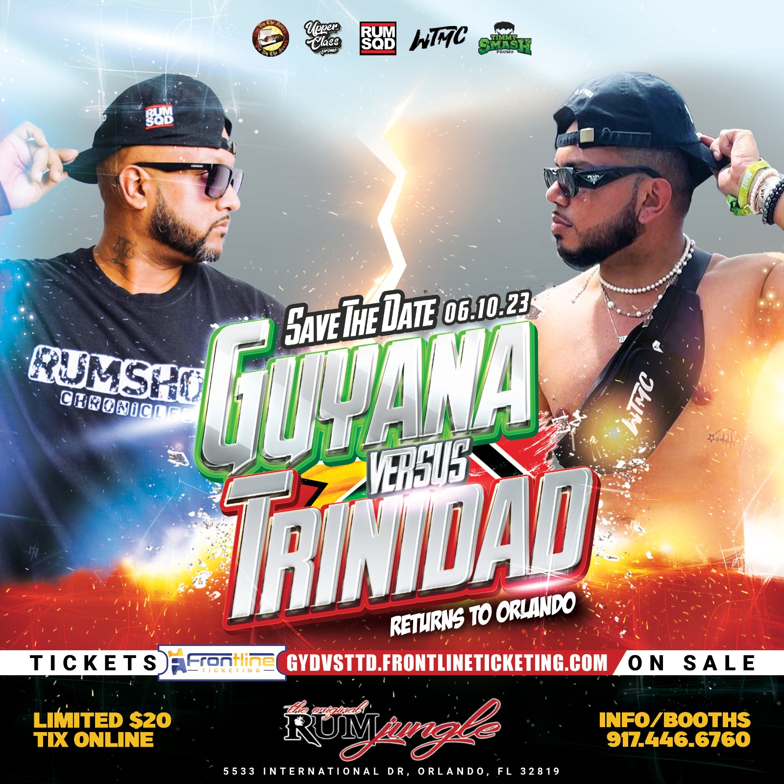 GUYANA VS TRINIDAD – June 10